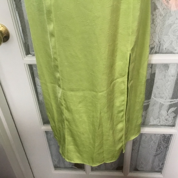 HM lime  green maxi, backless dress size small - Picture 3 of 7